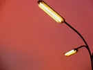 LAMPA OBRYS. LED HOR-65 CZERWONA PŁASKA