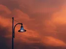 LAMPA OBRYS. LED EMA-34 OWALNA ŻÓŁTA