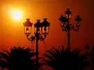 LAMPA OBRYS. LED FT-15 CZERWONA
