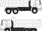 SPOILER ZDERZ.MB ACTROS 2 H-225MM LEWY