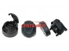 GNIAZDO 12V 7-PIN  PLASTIK DUNAJ